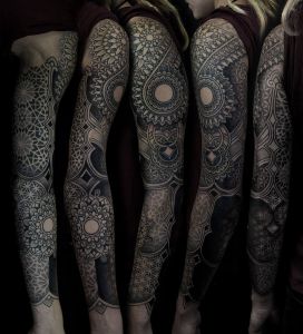 Sleeve tattoos by Manuel Zellkern