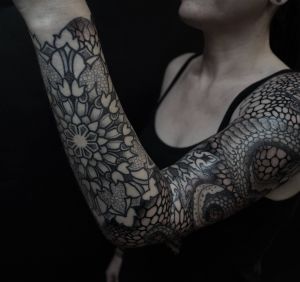 Sleeve tattoos by Manuel Zellkern