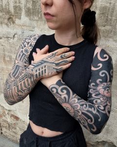 Sleeve tattoos by Manuel Zellkern