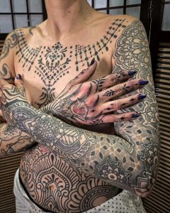 Sleeve tattoos by Manuel Zellkern