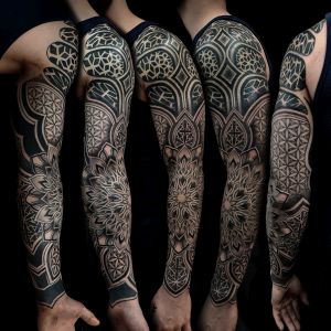 Sleeve tattoos by Manuel Zellkern