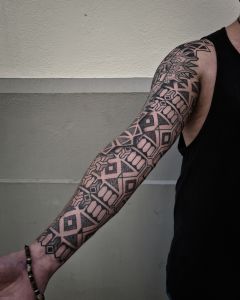 Sleeve tattoos by Manuel Zellkern