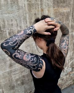 Sleeve tattoos by Manuel Zellkern