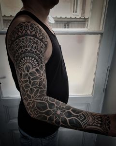 Sleeve tattoos by Manuel Zellkern