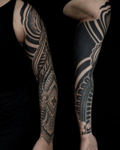 Sleeve tattoos by Manuel Zellkern
