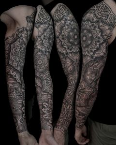 Sleeve tattoos by Manuel Zellkern
